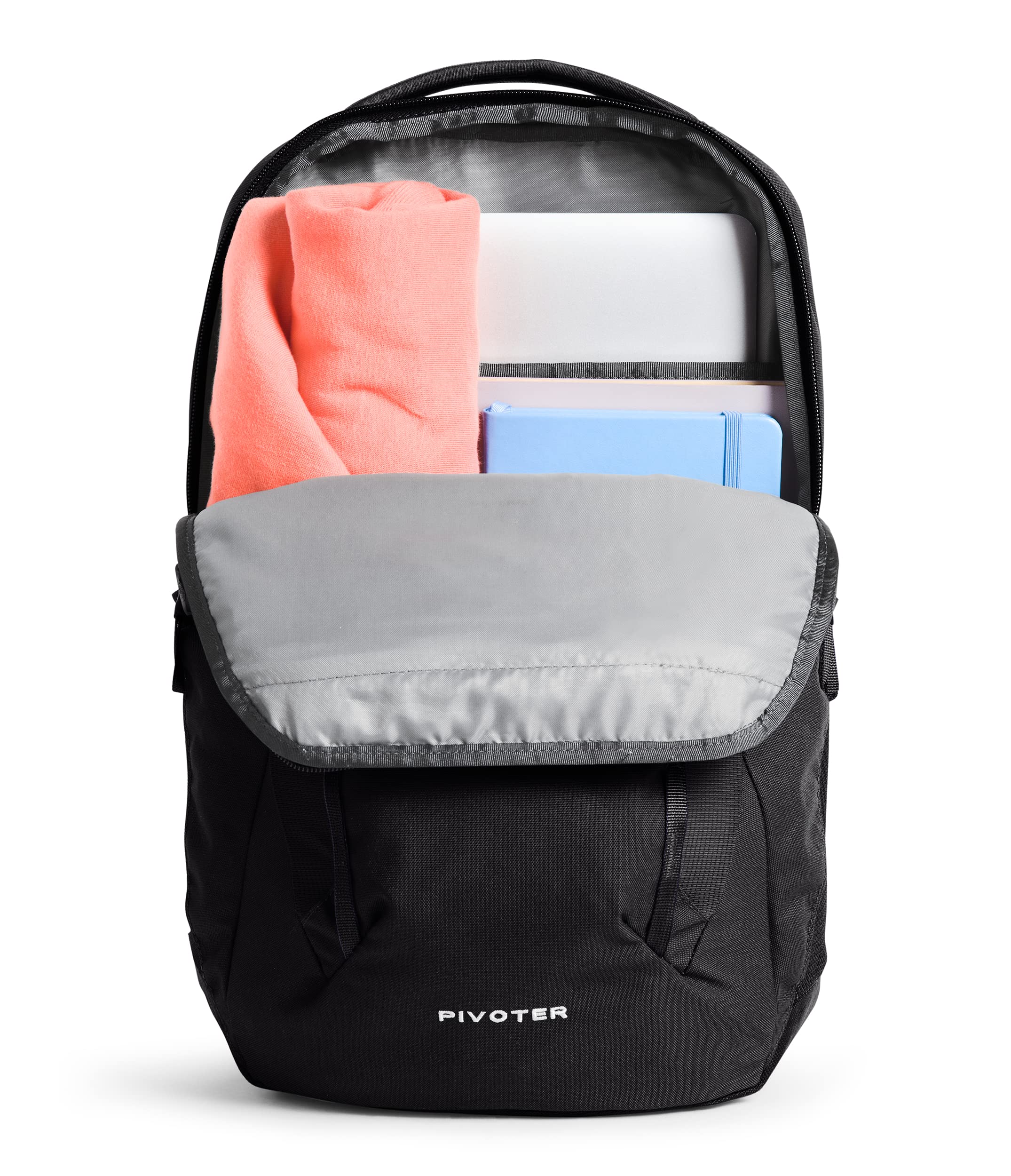 Foto 6 pulgar | Mochila The North Face Pivoter Everyday Mujer Tnf Negra - Venta Internacional