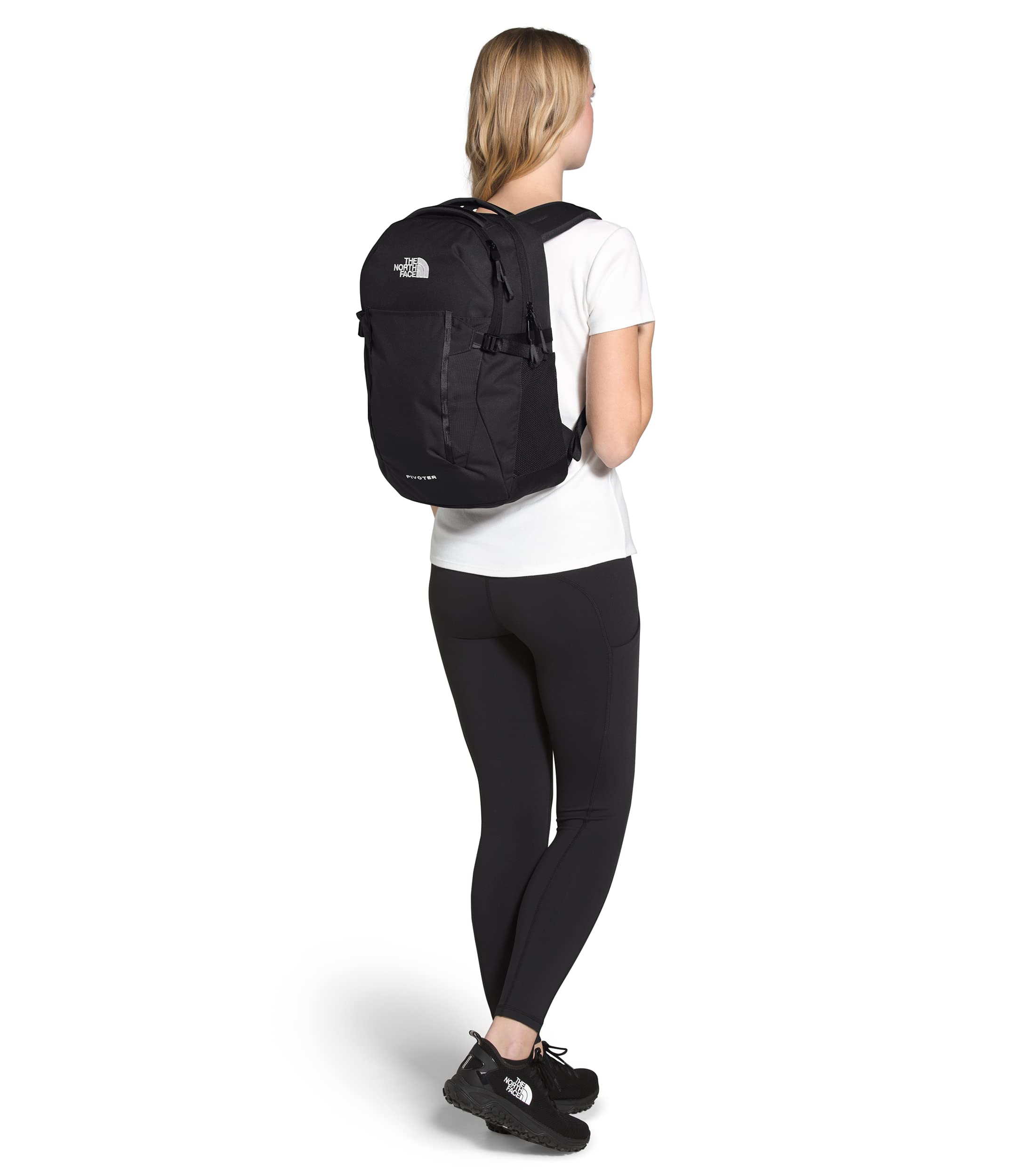 Foto 7 pulgar | Mochila The North Face Pivoter Everyday Mujer Tnf Negra - Venta Internacional
