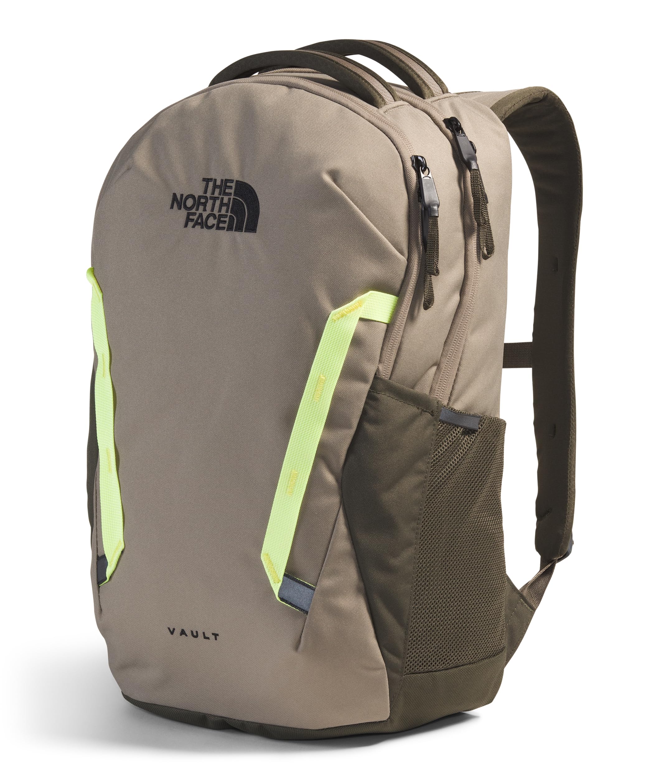 Foto 3 pulgar | Mochila The North Face Vault Everyday Cavern Gris/Verde - Venta Internacional