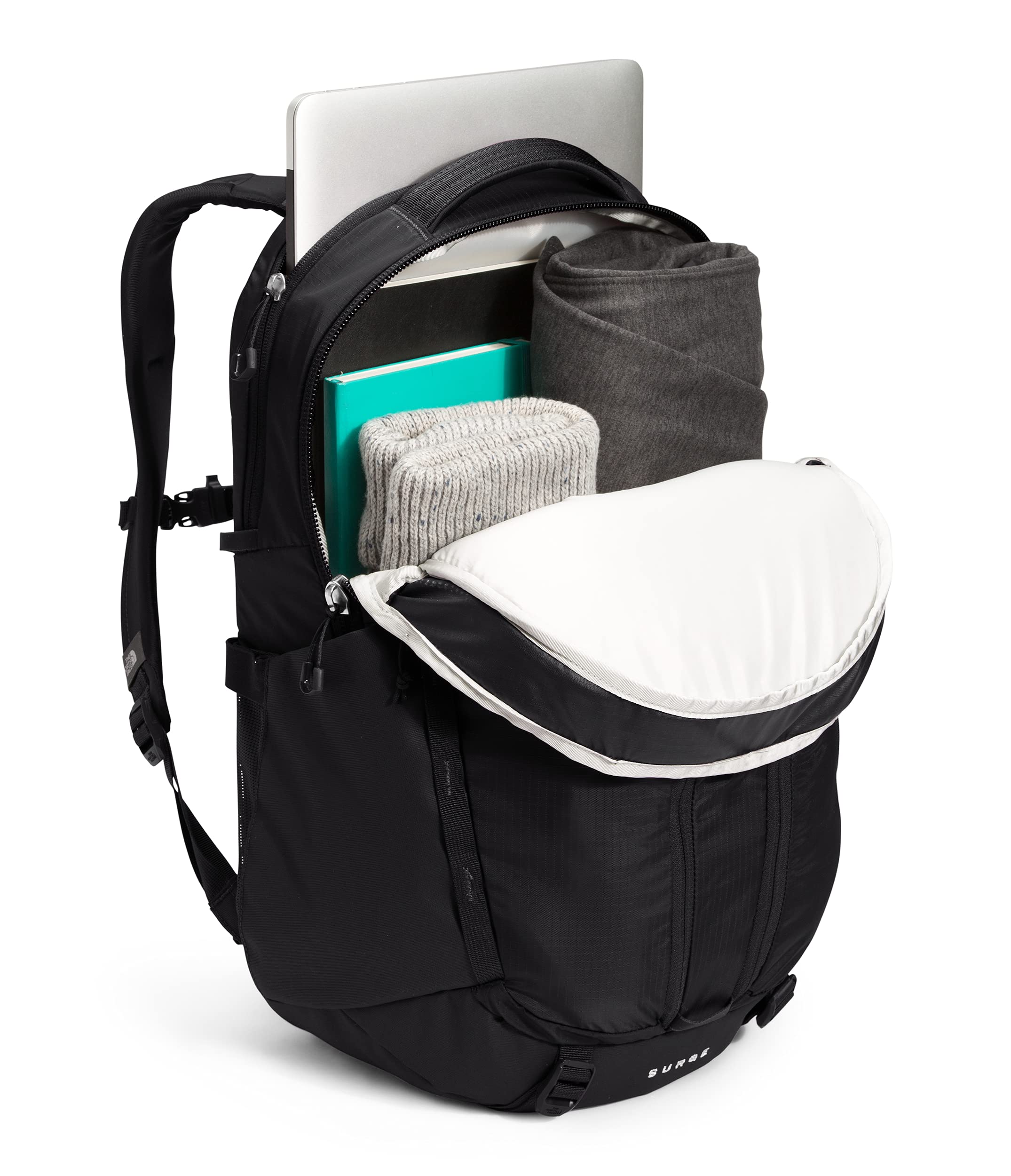 Foto 6 pulgar | Mochila The North Face Surge Commuter para Portátil color Negro - Venta Internacional
