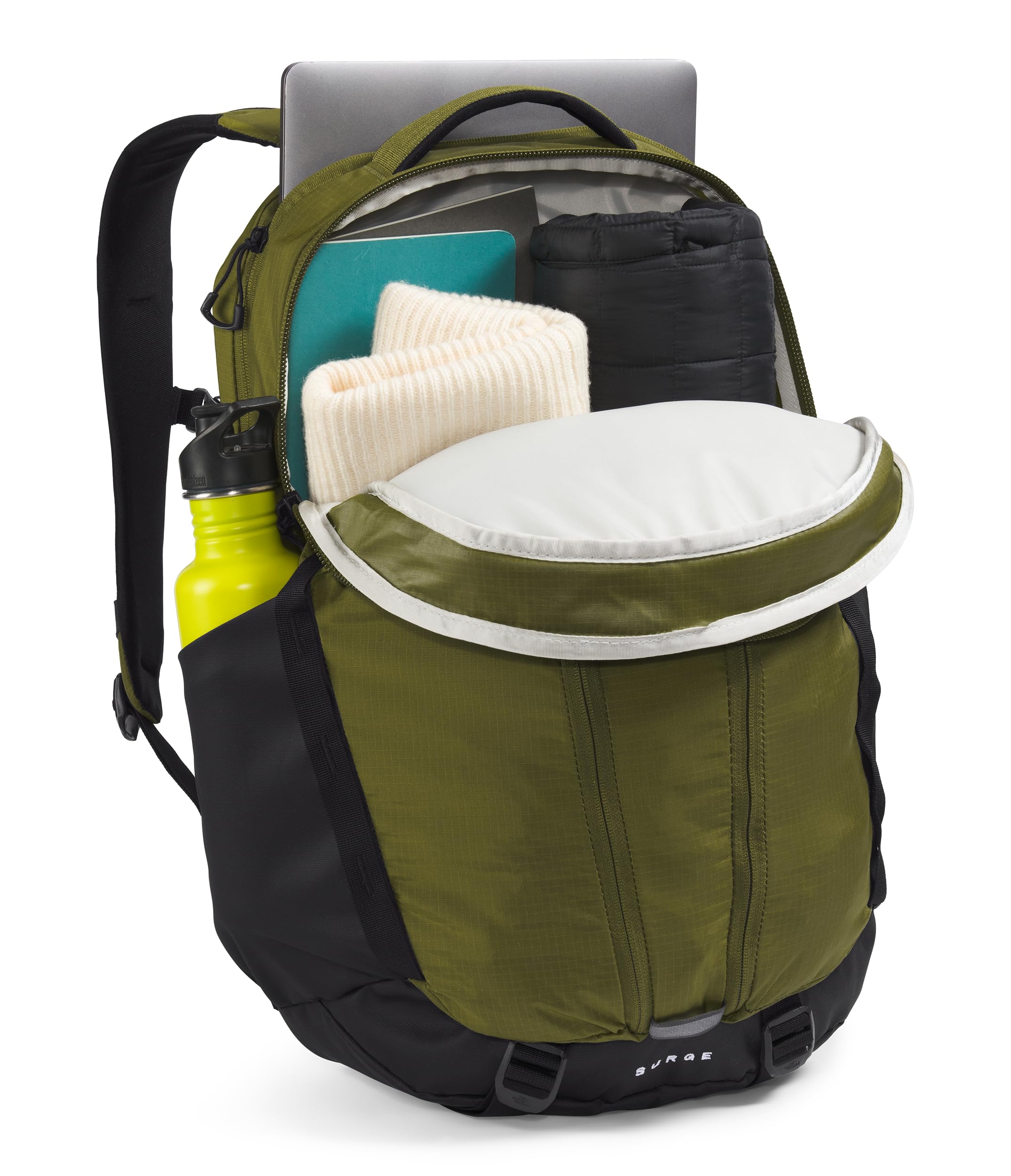 Foto 4 | Mochila The North Face TNF Surge Commuter Forest Oliva - Venta Internacional