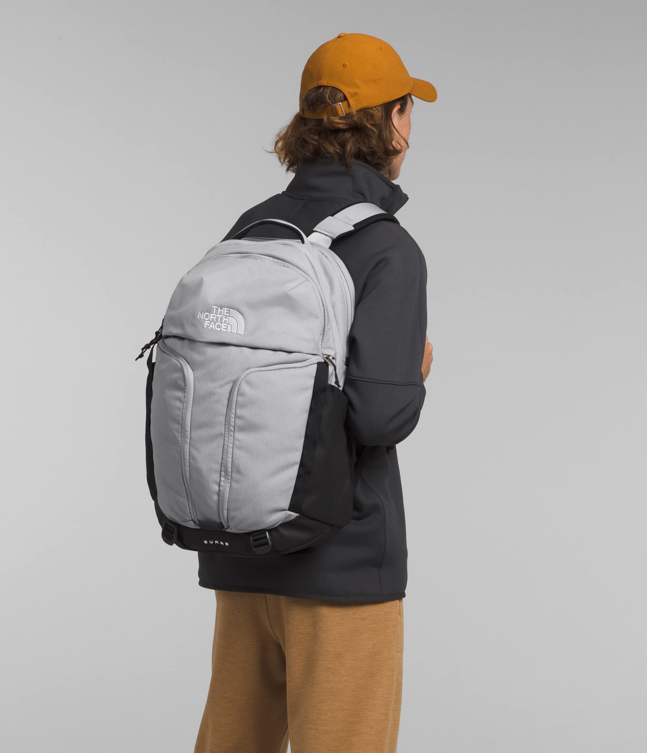 Foto 6 pulgar | Mochila The North Face Surge Commuter para Portátil Gris - Venta Internacional