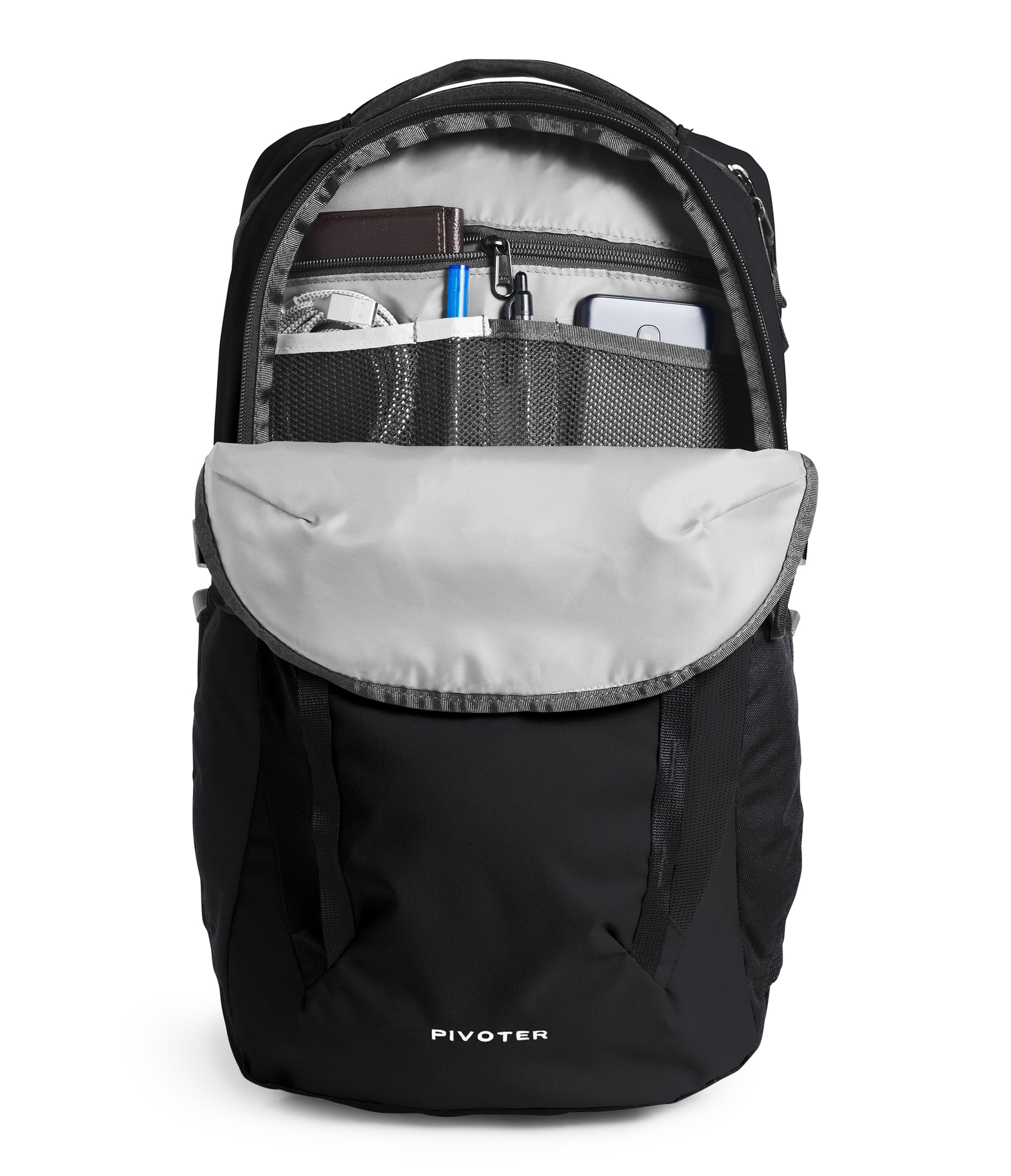 Foto 4 | Mochila The North Face Pivoter Everyday TNF Negra 29 L - Venta Internacional