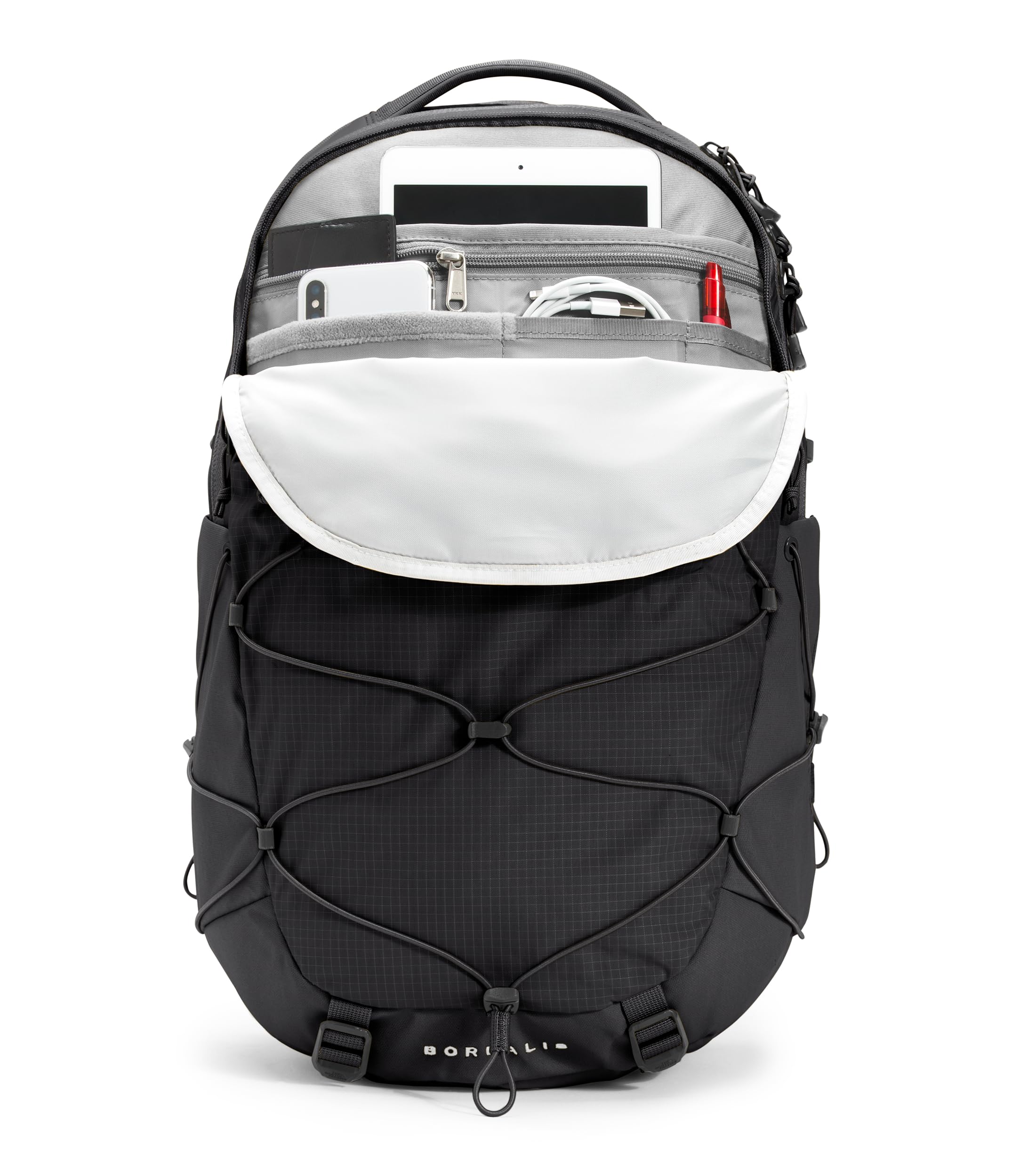 Foto 4 | Mochila The North Face Borealis Commuter Tnf color Blanco y Negro para Mujer - Venta Internacional
