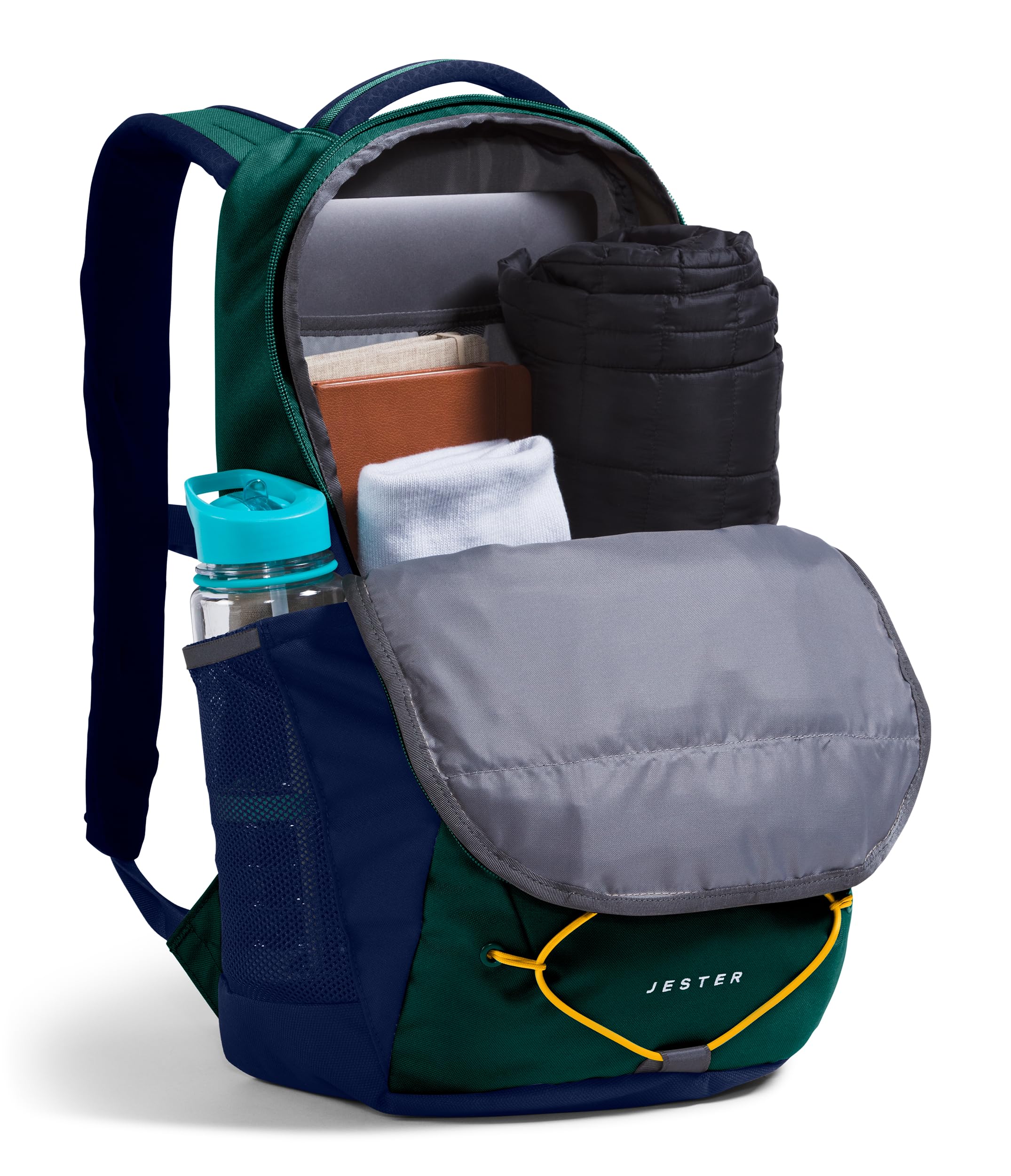 Foto 5 pulgar | Mochila The North Face Jester Everyday Laptop Hunter Verde - Venta Internacional