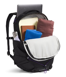 Foto 5 | Mochila The North Face Borealis Commuter en Negro y Morado para Mujer - Venta Internacional