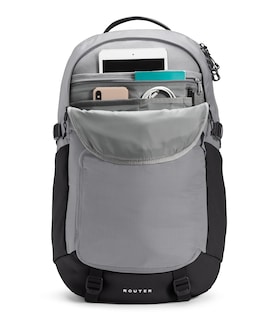 Foto 4 | Mochila The North Face Router 35l para Hombre Meld Gris- Negro - Venta Internacional