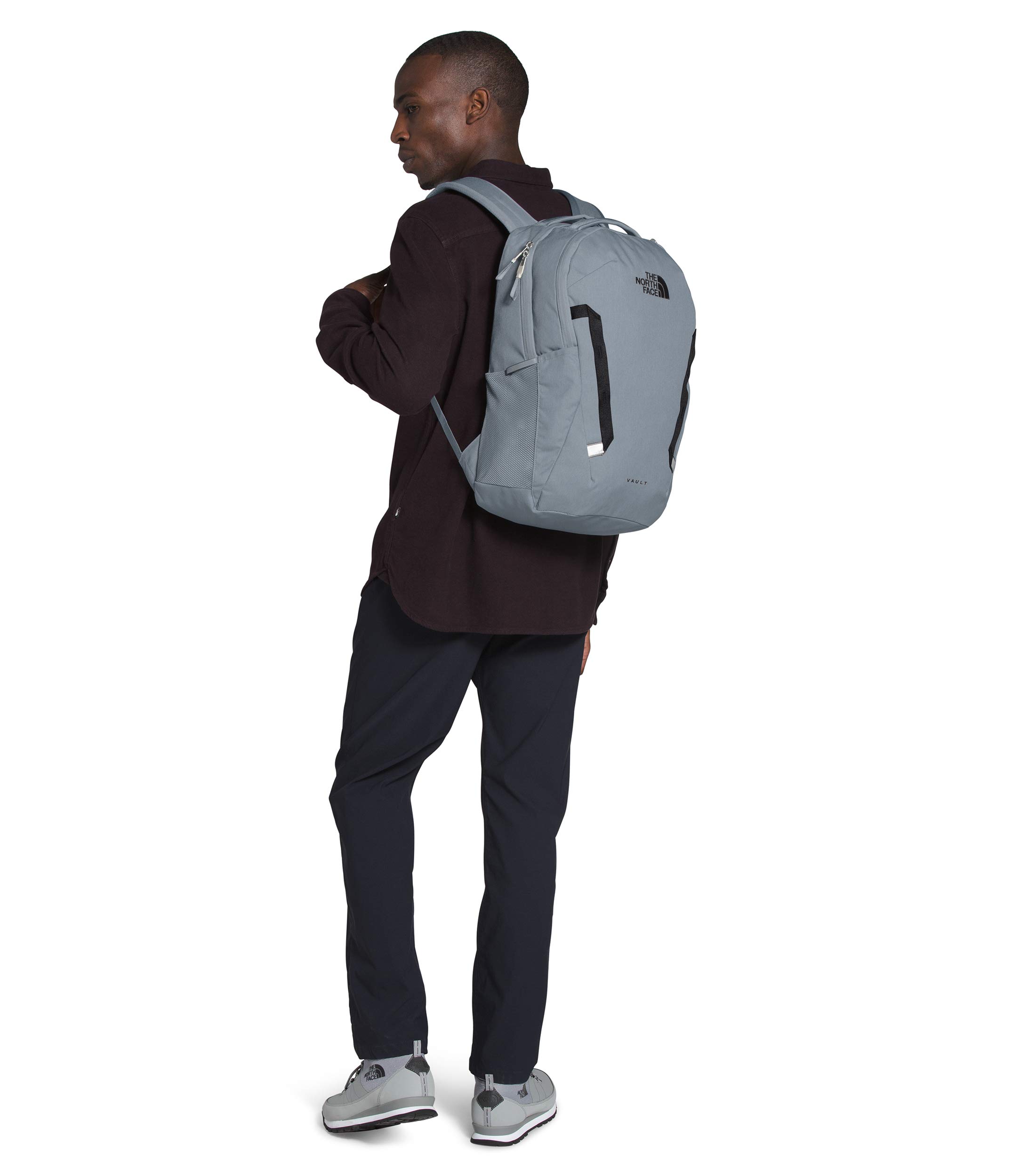Foto 7 | Mochila The North Face Vault Para Uso Diario Para Portátil Gris Medio Y Negro - Venta Internacional