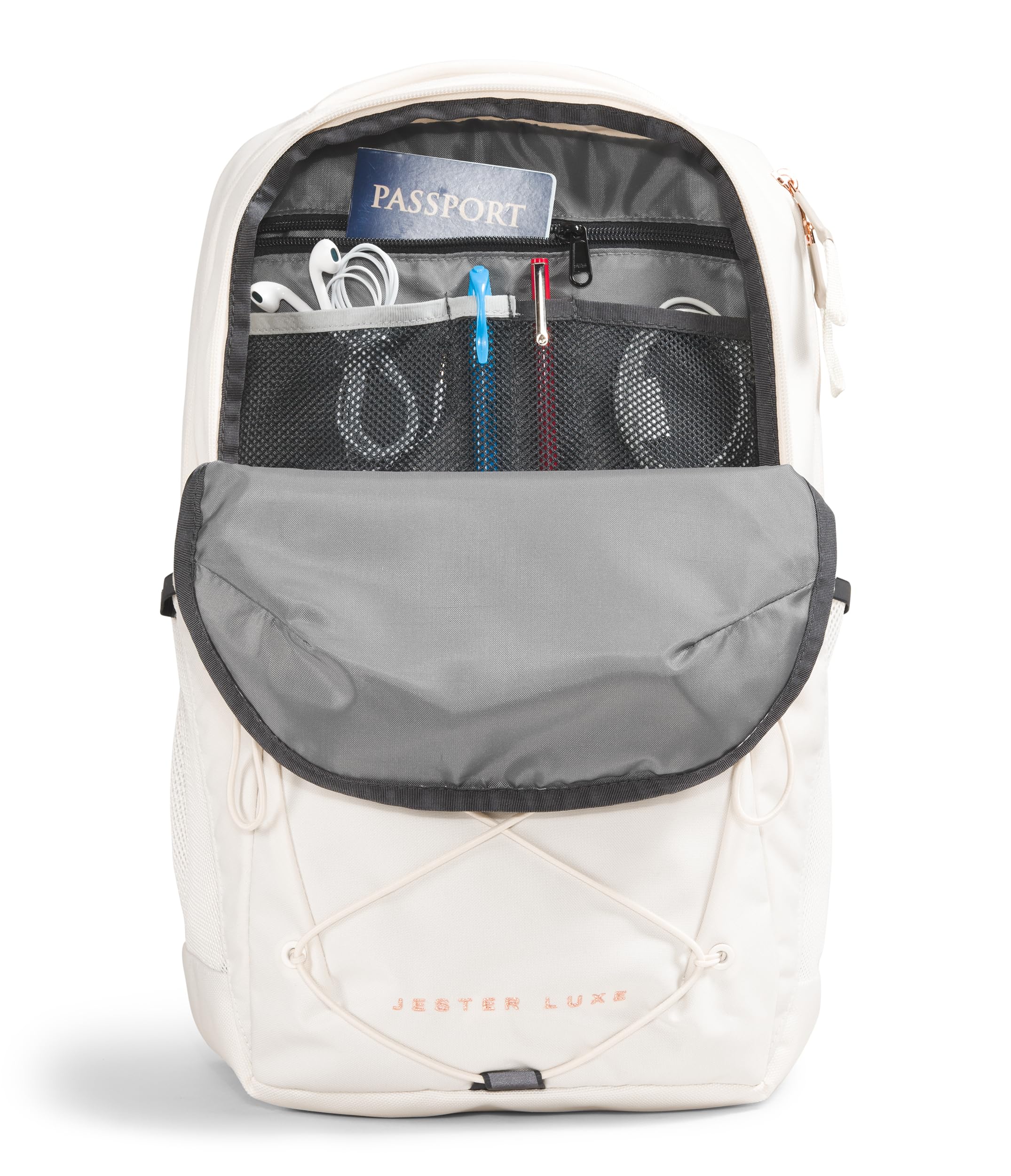 Foto 5 pulgar | Mochila The North Face Jester Luxe Everyday Blanca para Mujer - Venta Internacional