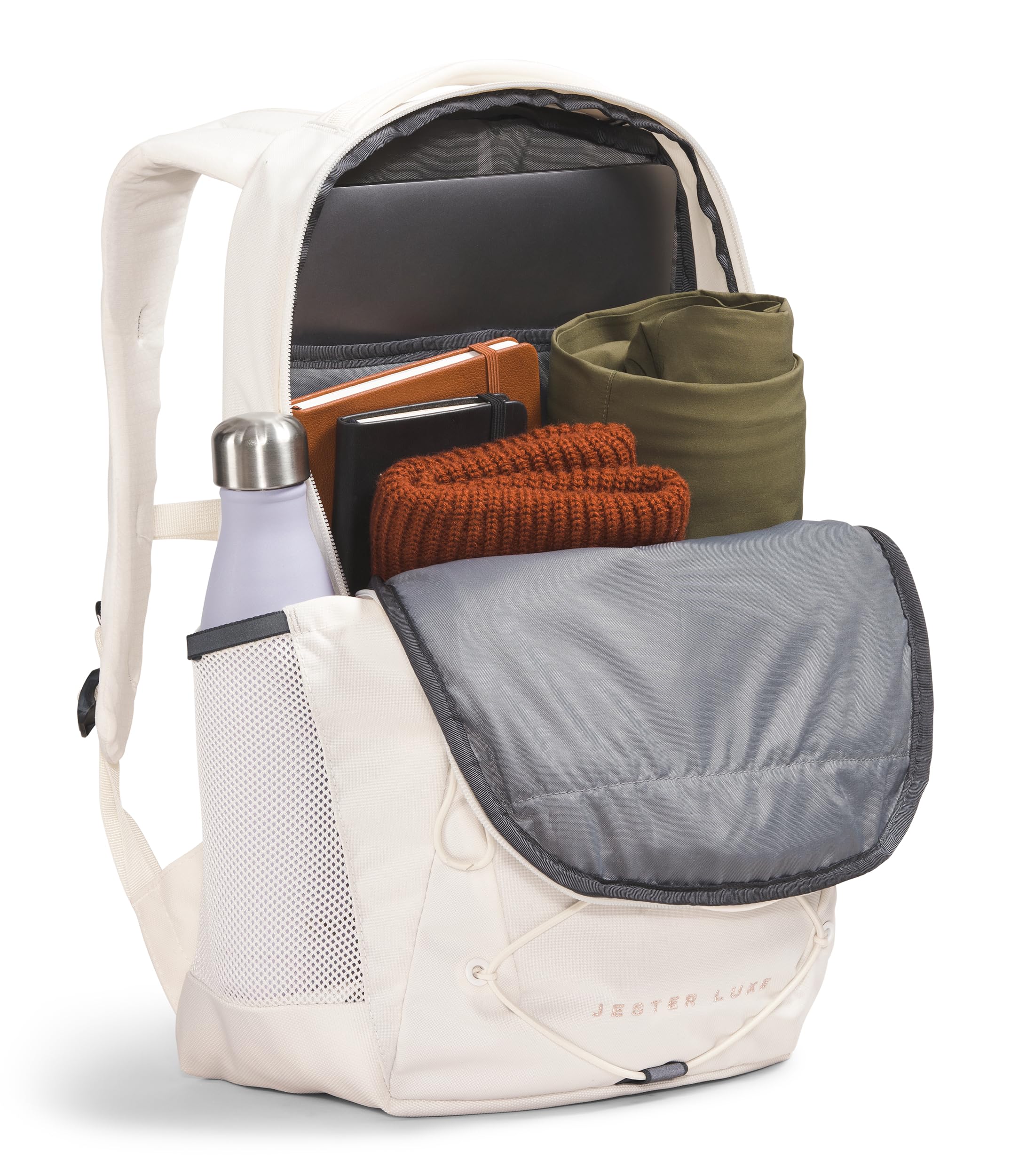 Foto 6 pulgar | Mochila The North Face Jester Luxe Everyday Blanca para Mujer - Venta Internacional