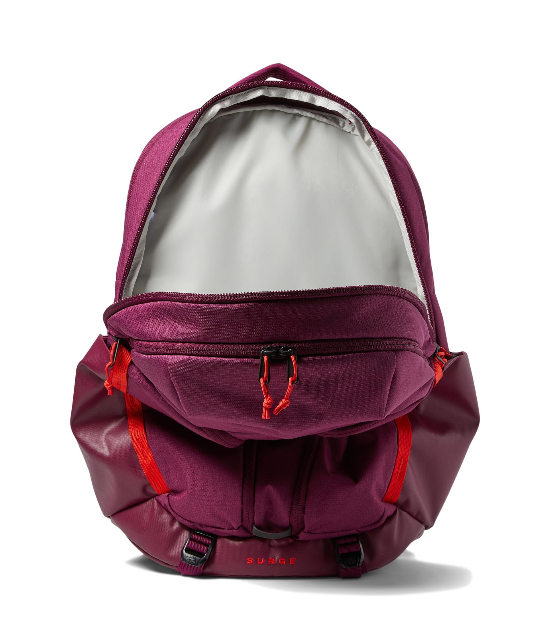 Foto 4 pulgar | Mochila The North Face Surge Commuter Púrpura para Mujer - Venta Internacional