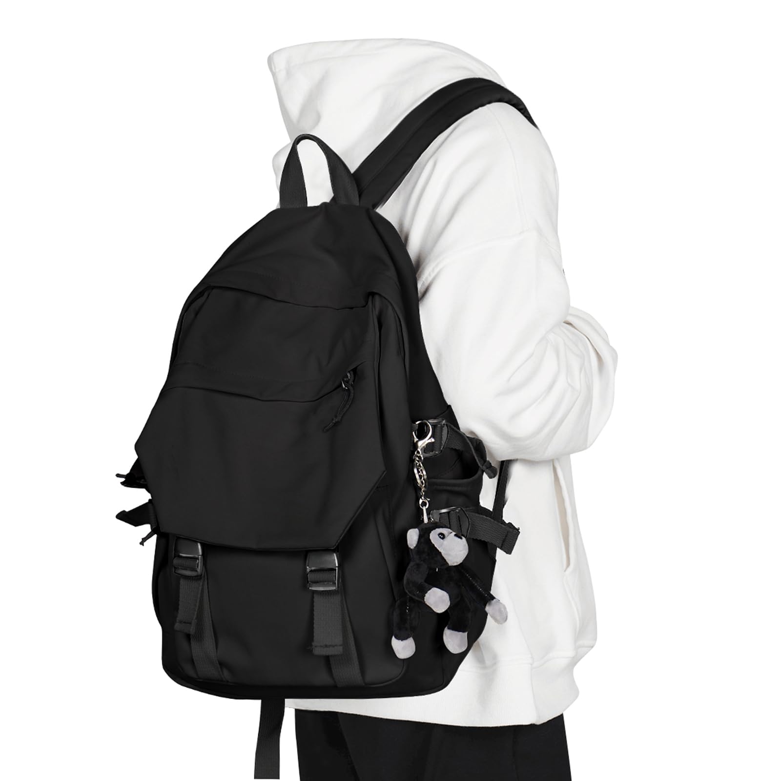 Foto 2 pulgar | Mochila Coowoz Casual Daypack Negra para Portátil - Venta Internacional