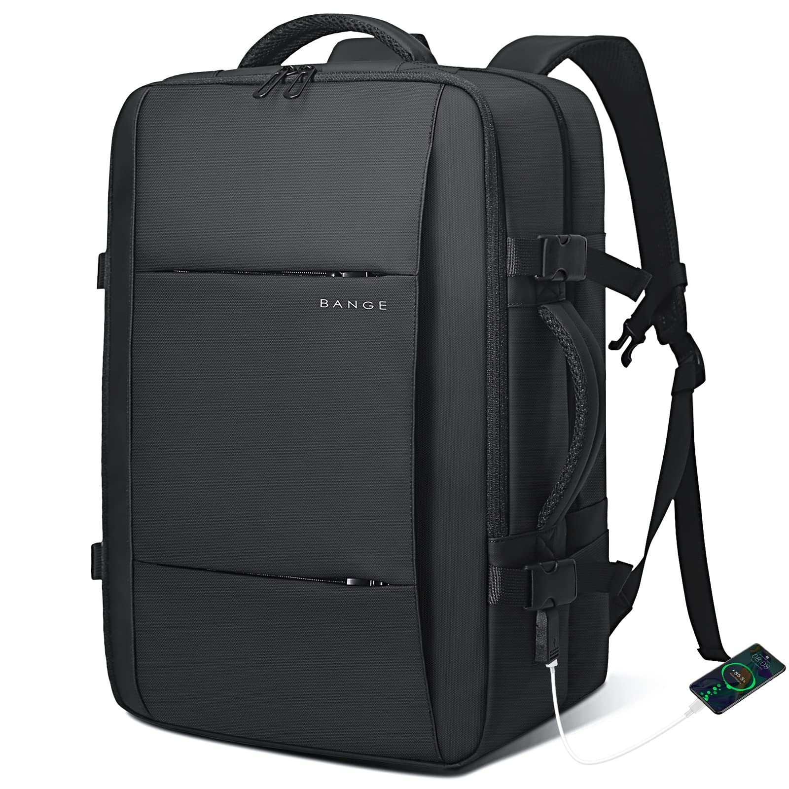 Foto 2 pulgar | Mochila de Viaje Bange Negra para Portátil de 17'' - Venta Internacional