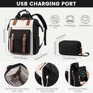 Foto 5 | Mochila para Portátil Lovevook de 15.6" - Venta Internacional