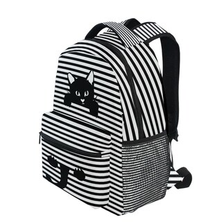 Foto 3 | Mochila Zoeo Cat On Striped Kids School De 24 Litros Para Niños Y Niñas - Venta Internacional
