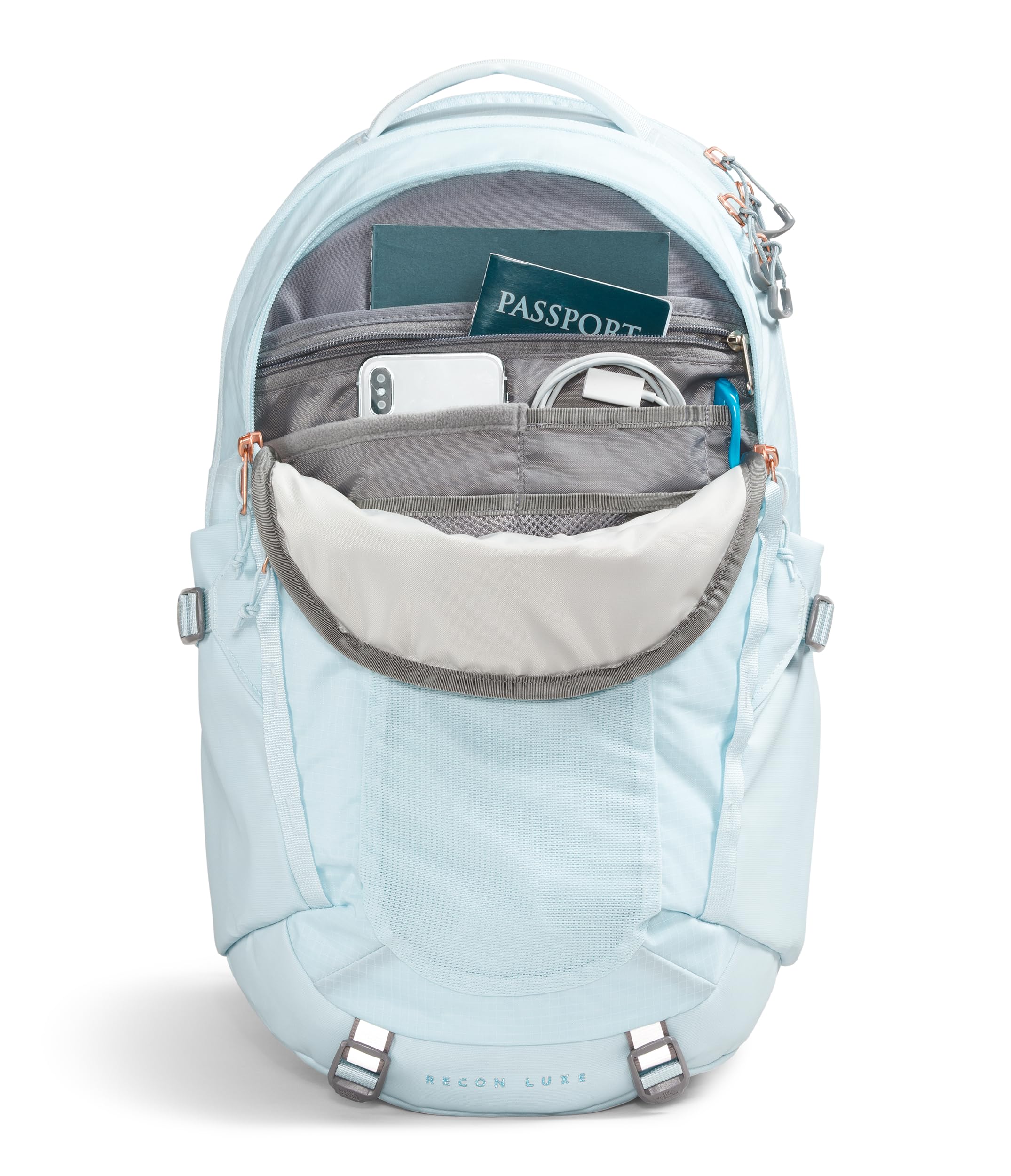 Foto 5 pulgar | Mochila The North Face Recon Luxe Azul para Mujer - Venta Internacional