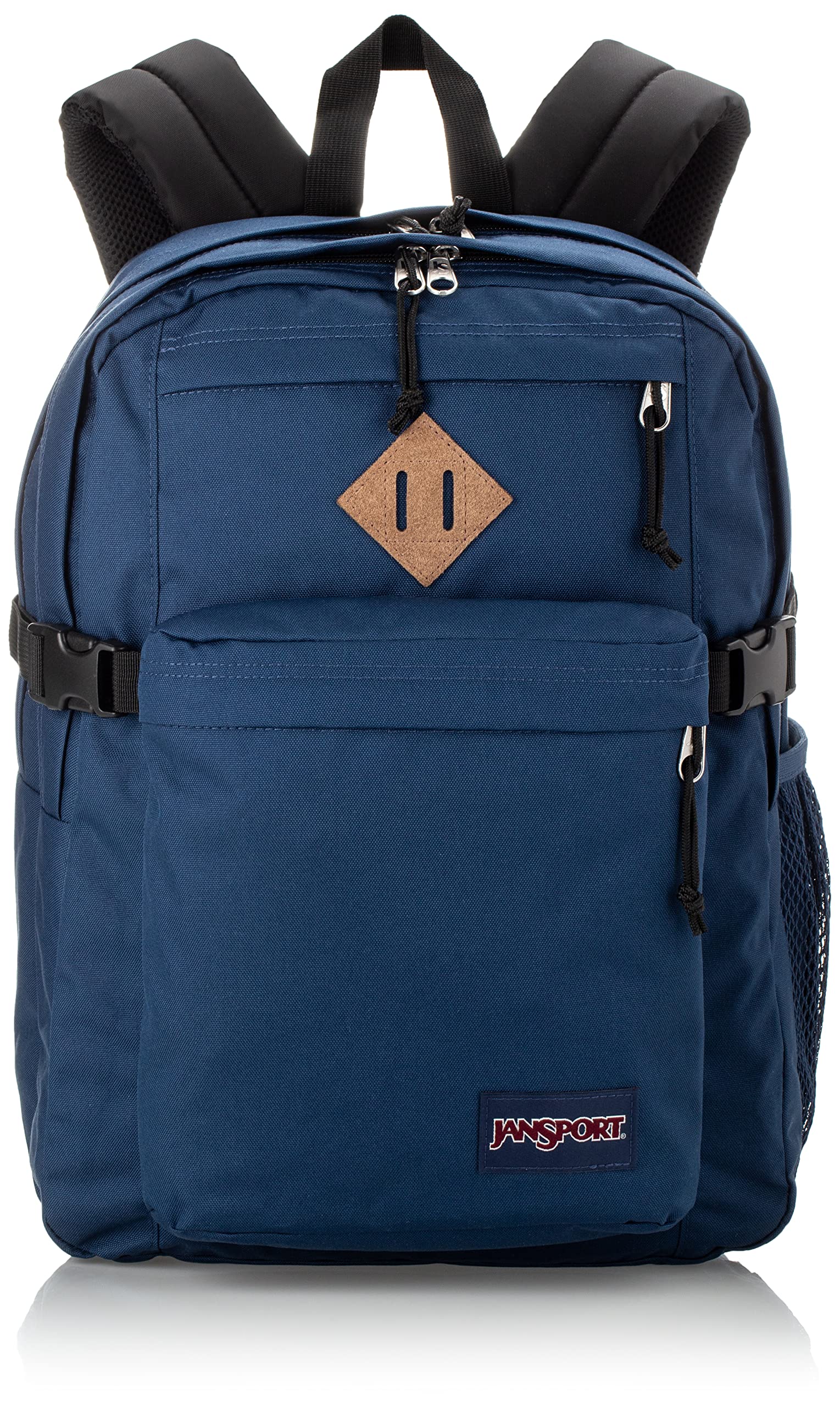 Mochila Jansport Main Campus Travel Work Para Portátil De 15 Pulgadas, Color Azul Marino - Venta Internacional.