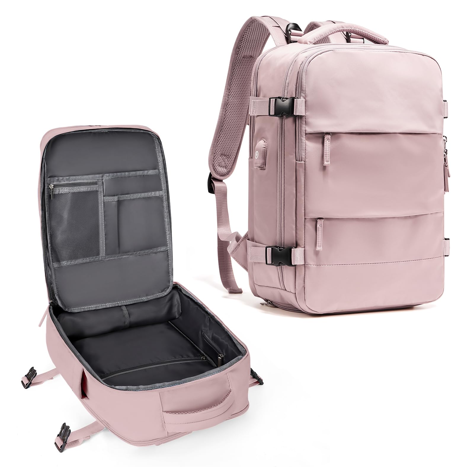 Mochila de Viaje Coowoz Large-l Impermeable Rosa Unisex - Venta Internacional