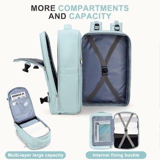 Foto 7 | Mochila Coowoz Impermeable Unisex - Venta Internacional