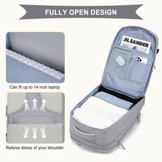 Foto 6 | Mochila Coowoz de Viaje Impermeable Unisex - Venta Internacional