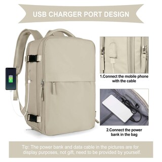 Foto 3 | Mochila de Viaje Coowoz Impermeable-Venta Internacional