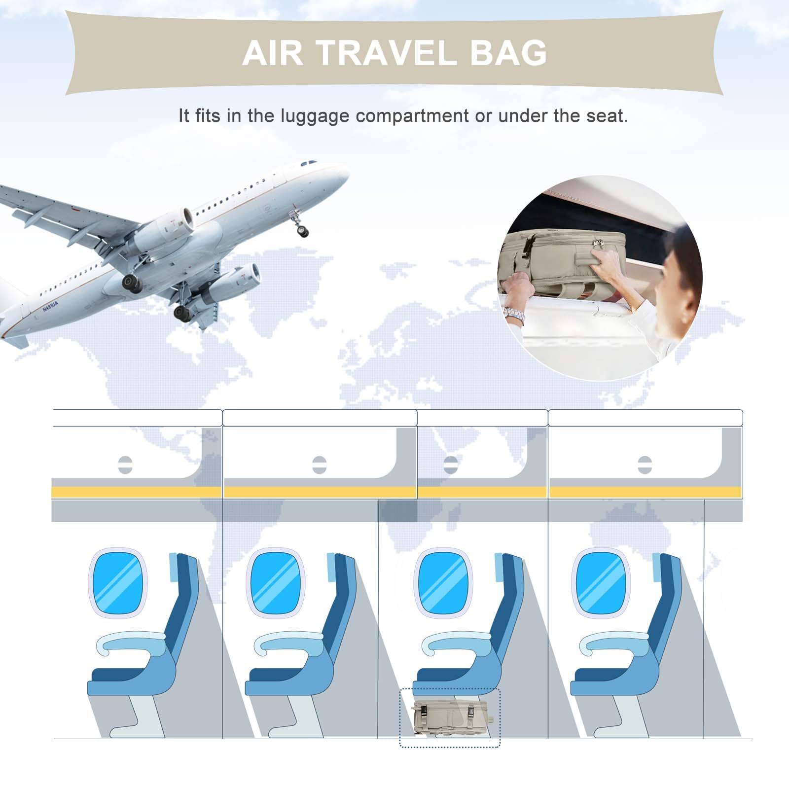 Foto 7 pulgar | Mochila de Viaje Coowoz Impermeable-Venta Internacional