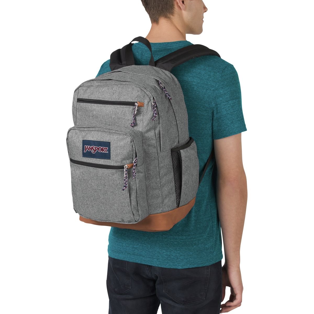 Foto 5 pulgar | Mochila Jansport Cool Student para Portátil de 15 Pulgadas Gris - Venta Internacional