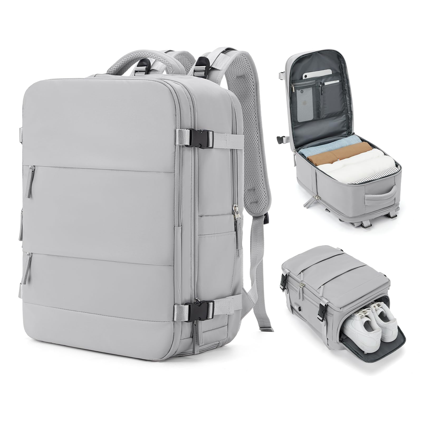 Foto 2 pulgar | Mochila de Viaje Impermeable Coowoz Carry On Unisex - Venta Internacional