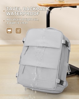 Foto 5 | Mochila de Viaje Impermeable Coowoz Carry On Unisex - Venta Internacional
