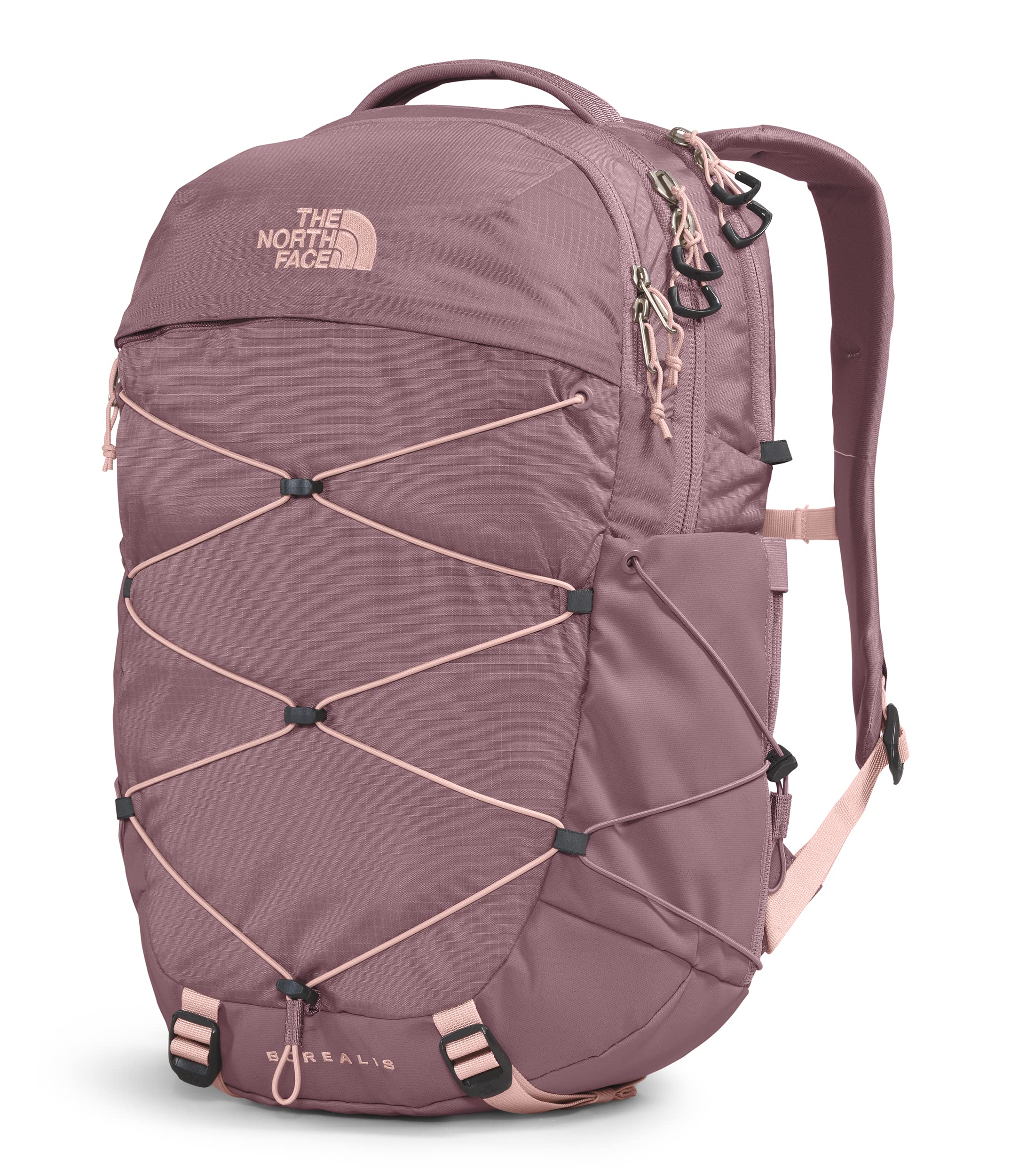 Foto 2 | Mochila The North Face Borealis Commuter Para Mujer, Color Gris Leonado Y Rosa - Venta Internacional.