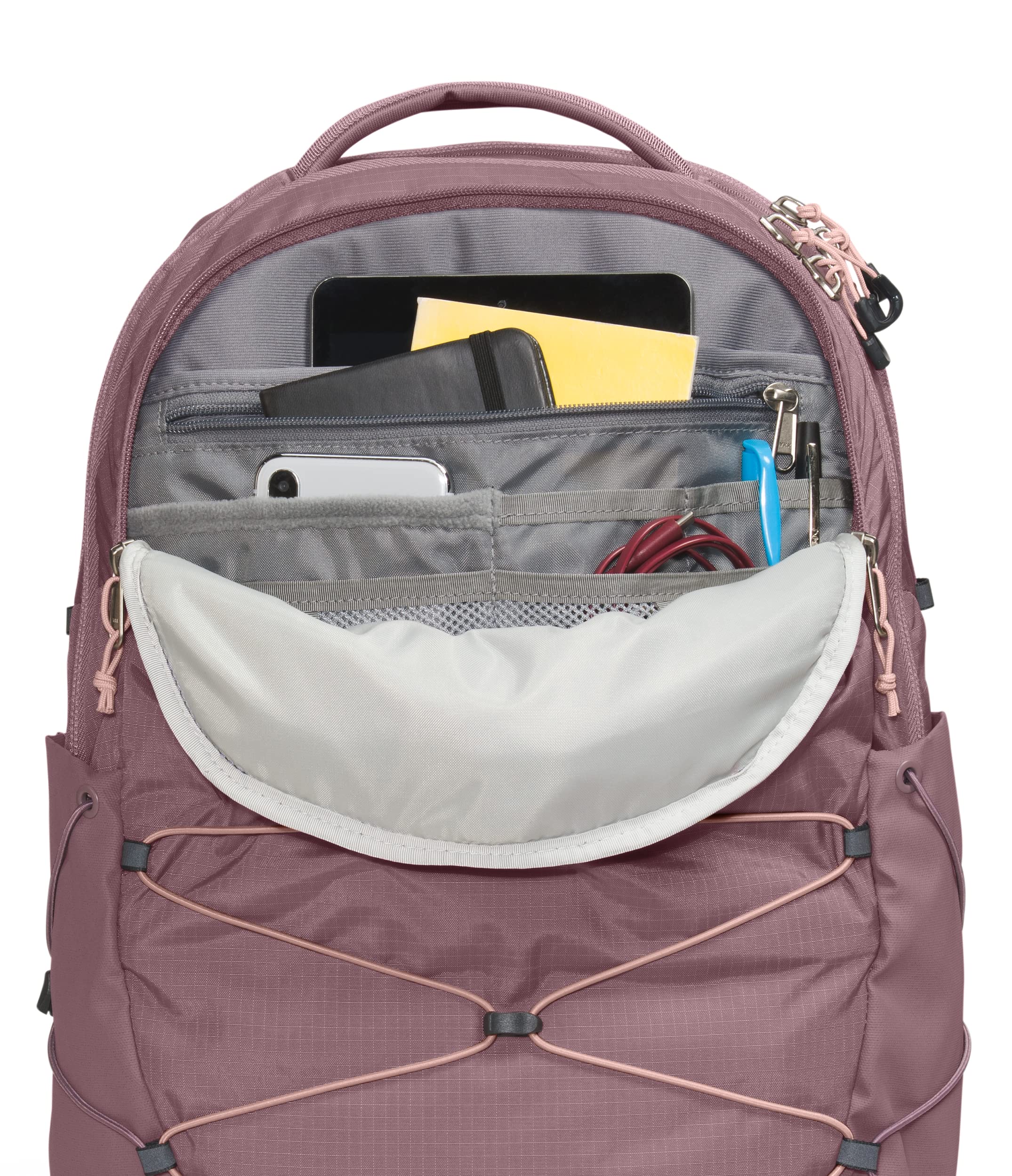 Foto 5 | Mochila The North Face Borealis Commuter Para Mujer, Color Gris Leonado Y Rosa - Venta Internacional.