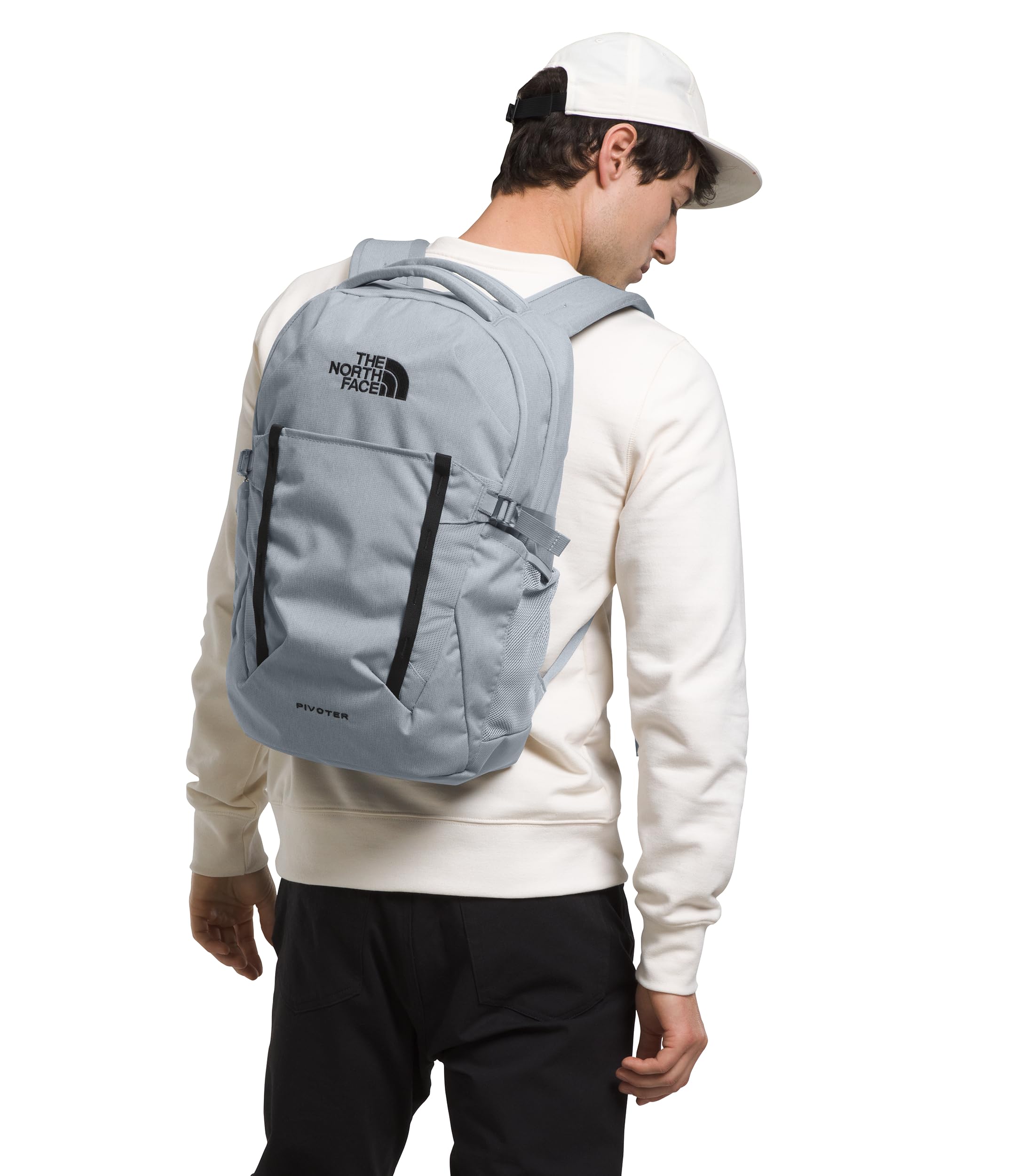 Foto 7 pulgar | Mochila The North Face Pivoter Everyday Gris - Venta Internacional