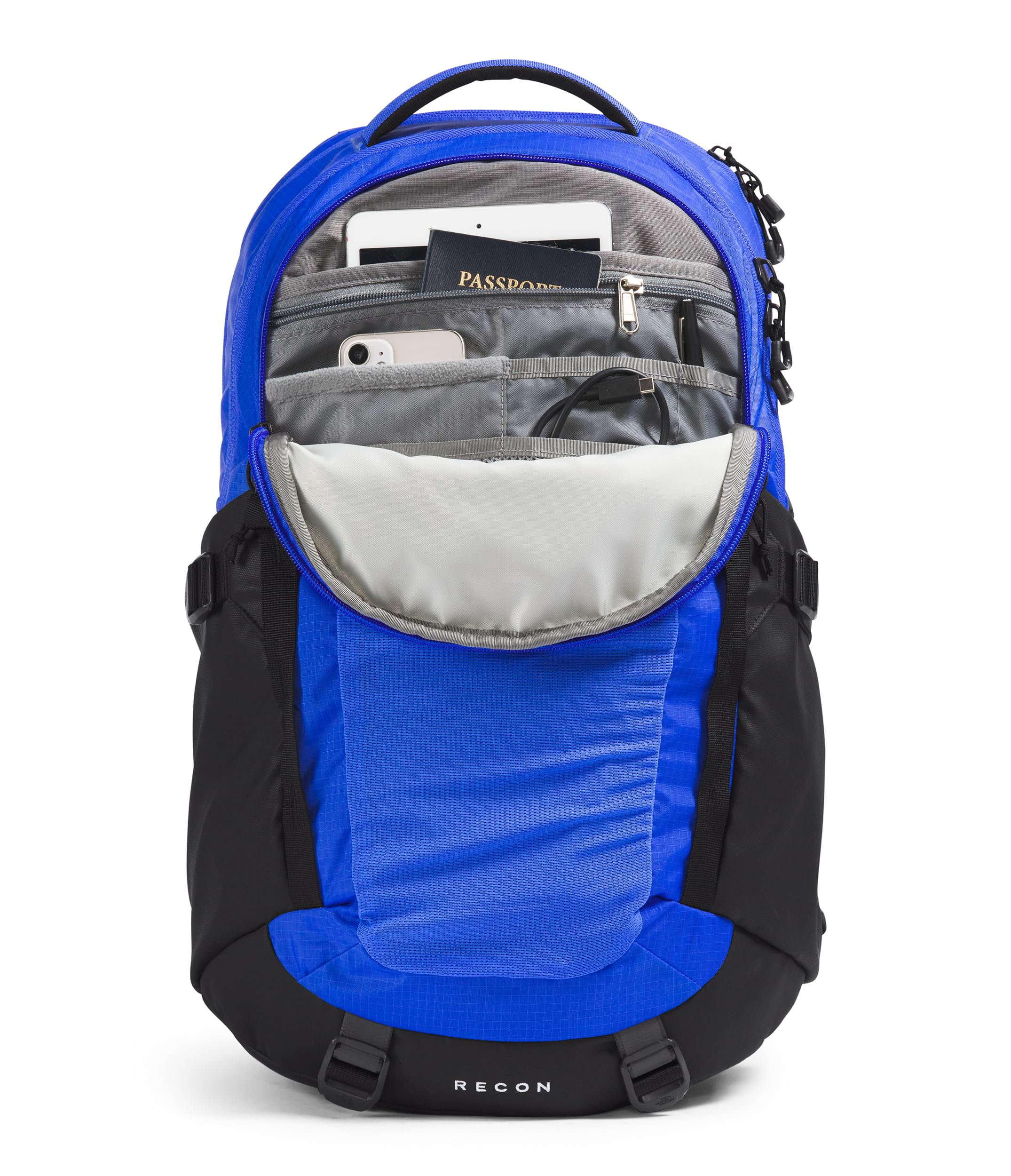 Foto 5 pulgar | Mochila The North Face Recon Everyday Laptop 30l Azul/negro - Venta Internacional