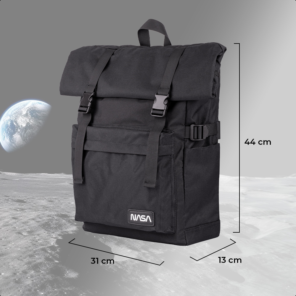 Foto 7 pulgar | Mochila Backpack Nasa Viajero Acojinada Para Laptop 16