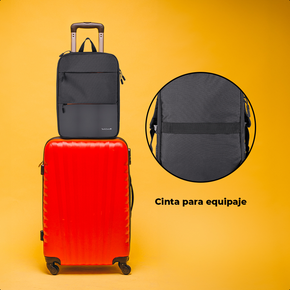 Foto 5 pulgar | Mochila Expand Backpack Techzone Acojinada Porta Laptop 16”