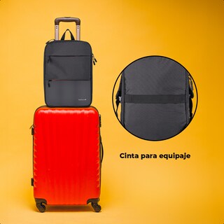 Foto 4 | Mochila Expand Backpack Techzone Acojinada Porta Laptop 16”