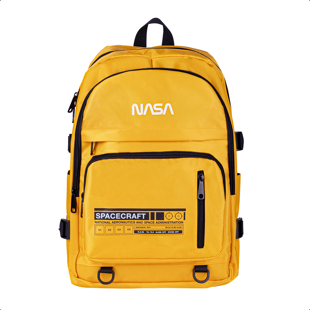 Foto 1 | Mochila Backpack Nasa Yellow Space Acojinada Para Laptop 16