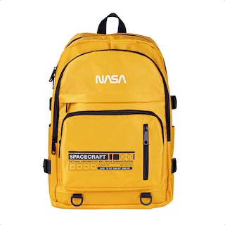 Foto 1 | Mochila Backpack Nasa Yellow Space Acojinada Para Laptop 16