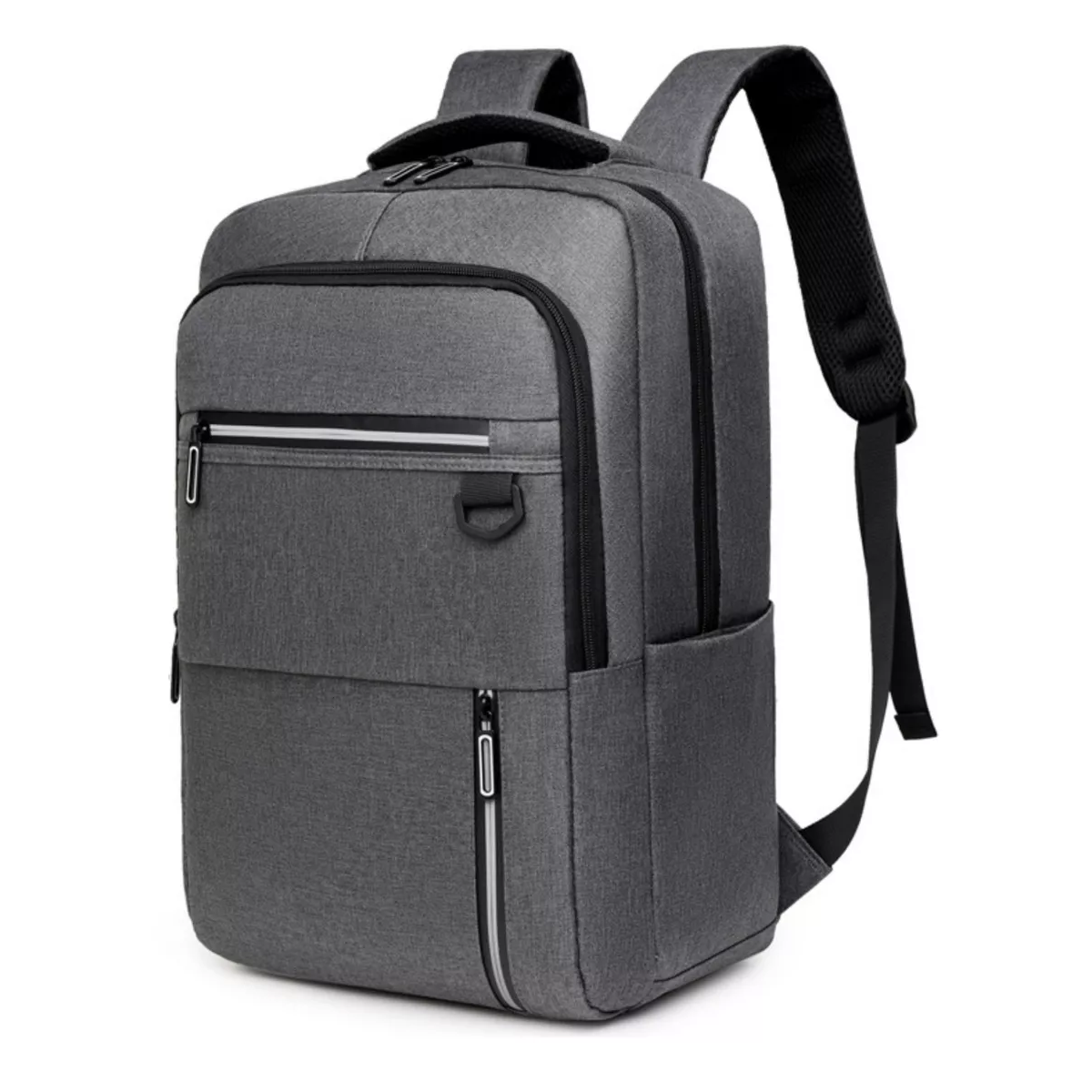 Mochilas Para Laptop Hombre Escolar Impermeable Antirrobo Eo Safe Imports Esi-15727 Gris