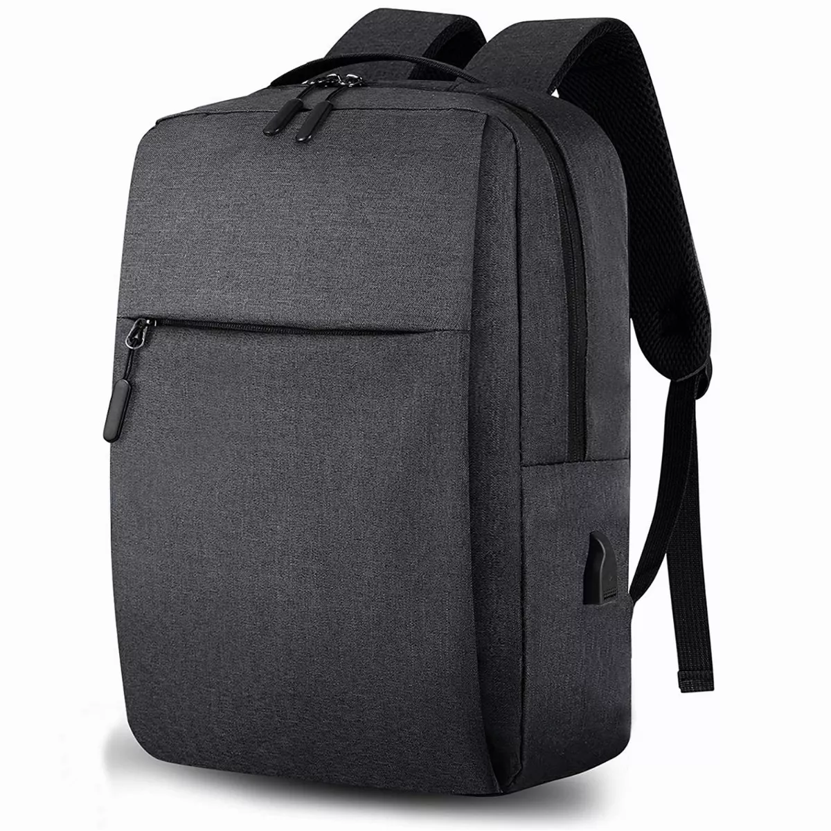 Foto 2 pulgar | Mochila Laptop Con Cable Usb Mochila Antirrobo Impermeable Eo Safe Imports Esi-15723 Gris