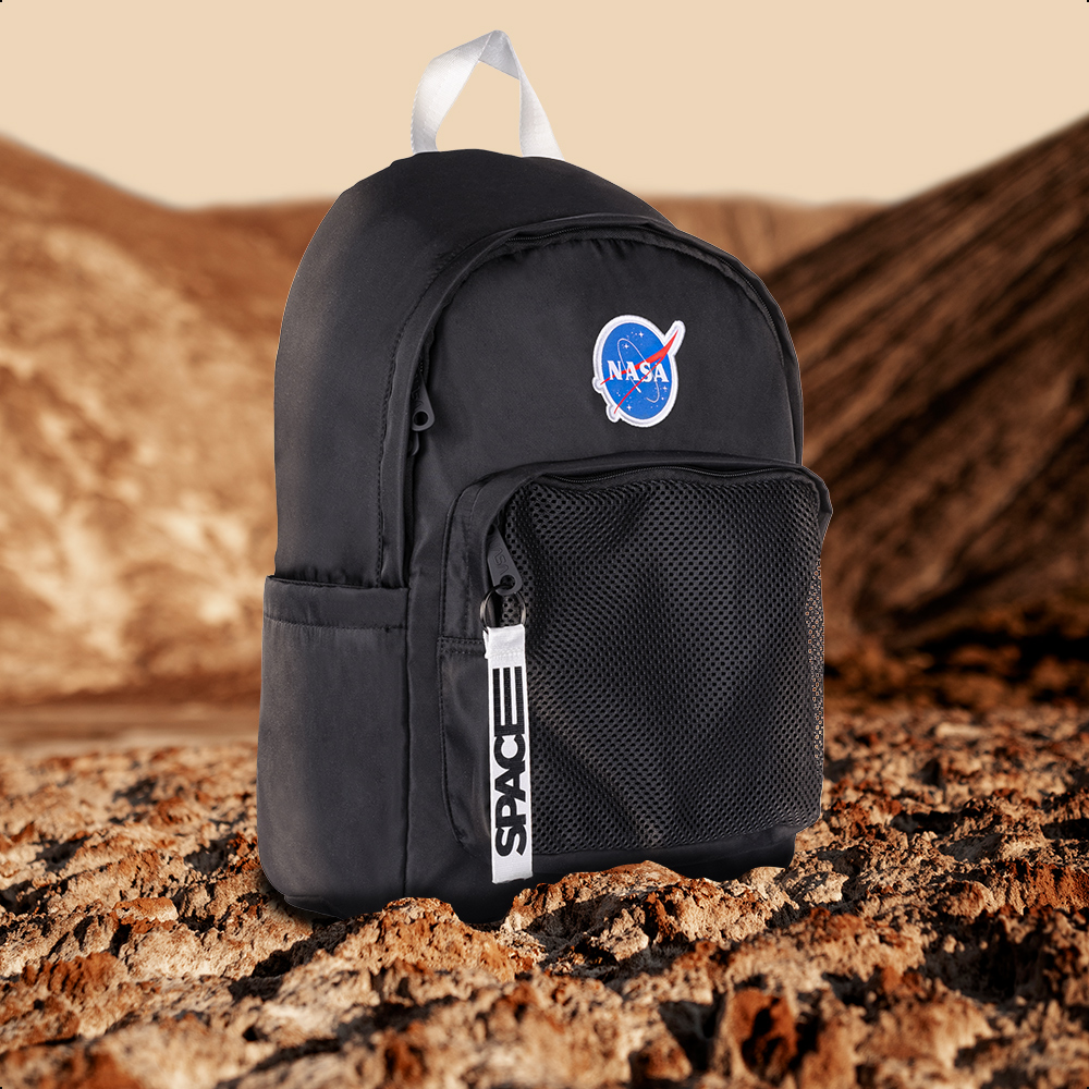 Foto 7 | Mochila Backpack Nasa Acojinada para Laptop 15.6" Negra