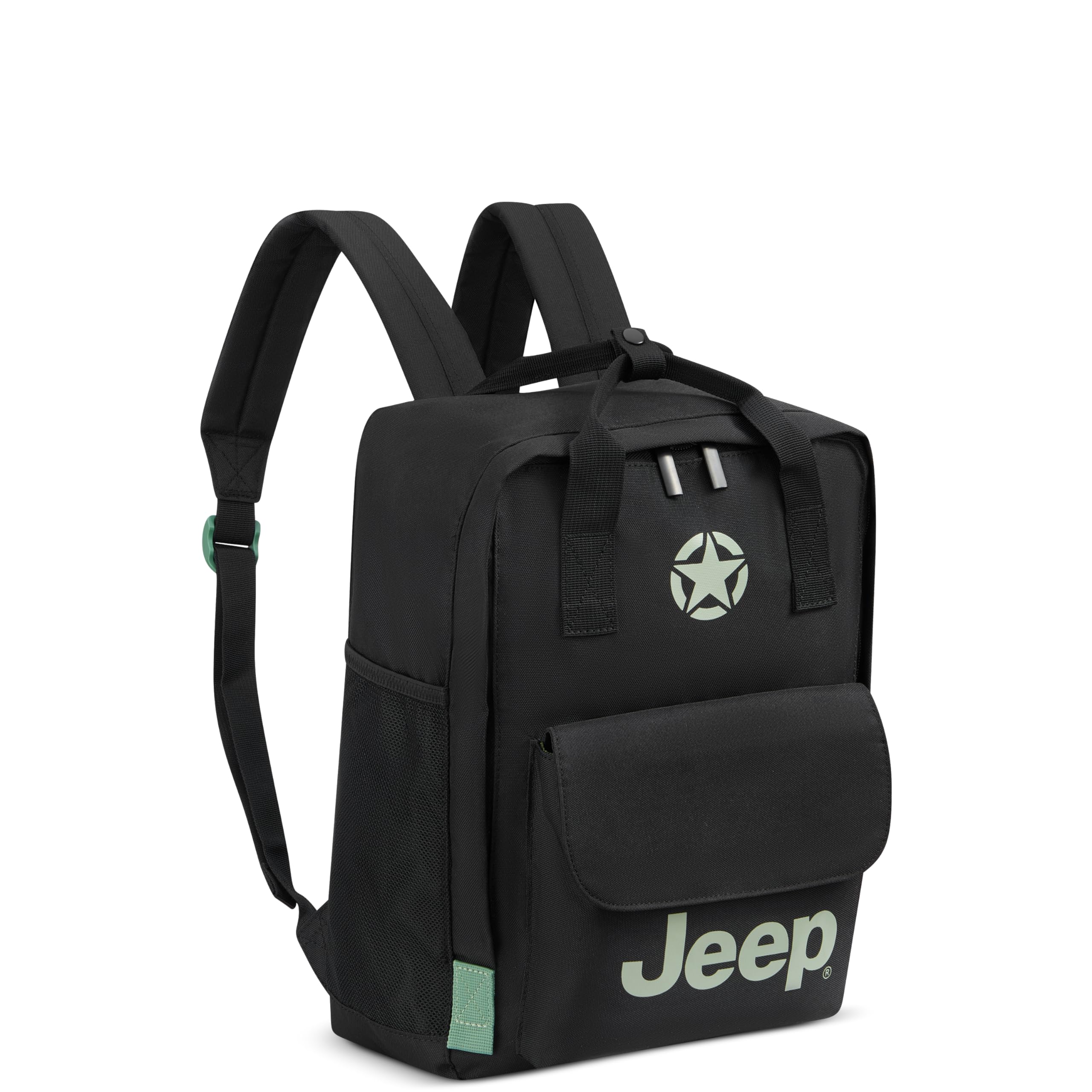 Mochila Jeep Js014d Tote Travel Para Portátil De 14 Pulgadas, Negra - Venta Internacional.