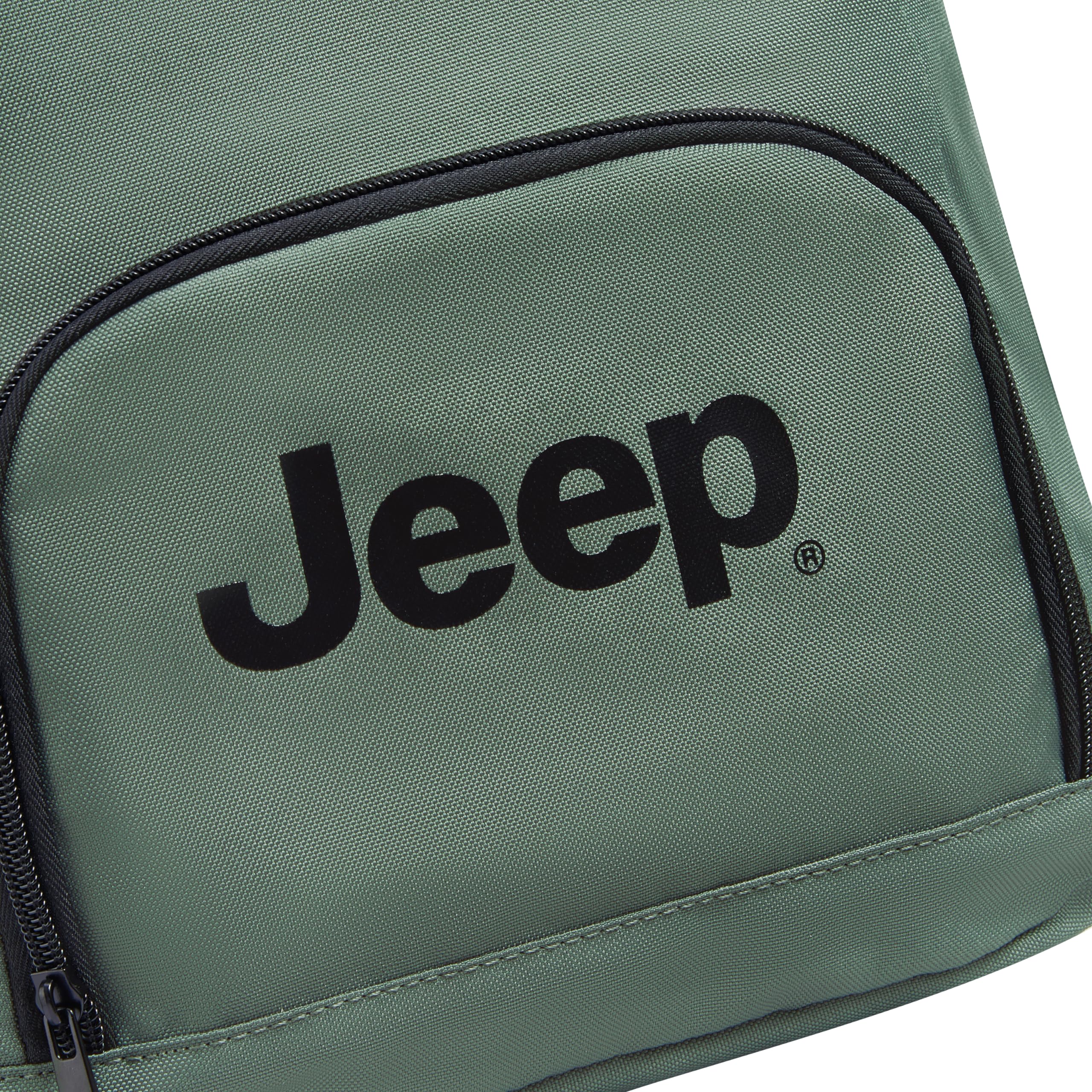 Foto 6 pulgar | Mochila Jeep Js016d Rolltop Travel Gris Para Portátil De 17 Pulgadas - Venta Internacional.