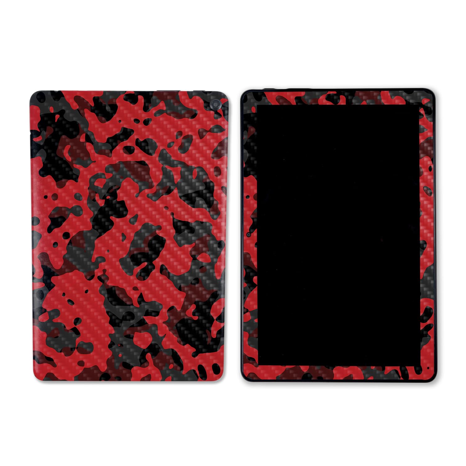 Foto 2 pulgar | Skin Mightyskins, Fibra De Carbono, Rojo, Camuflaje Moderno, Kindle Fire Hd 10 - Venta Internacional.