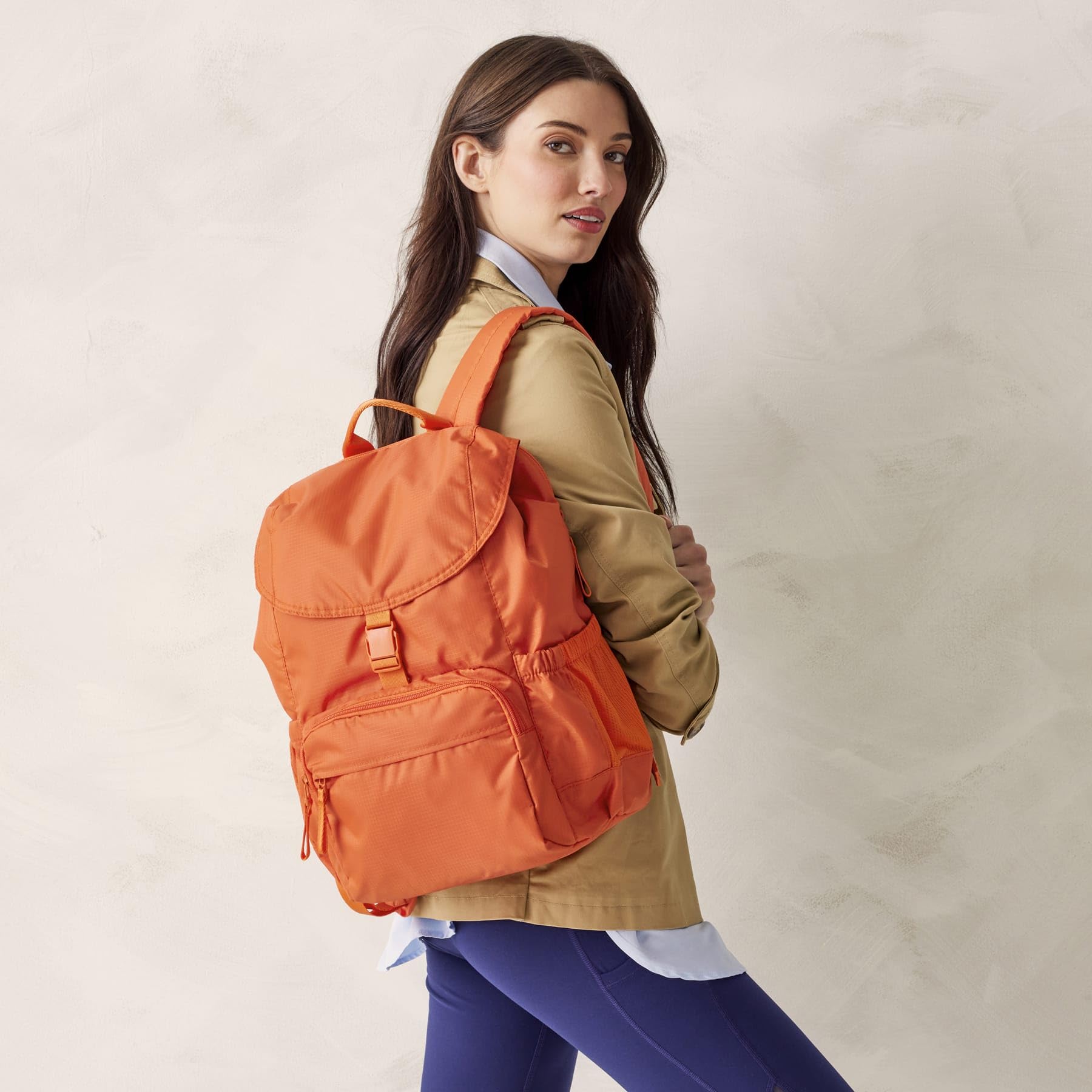 Foto 7 | Mochila Vera Bradley Berkhill Ripstop Poliéster Koi Naranja - Venta Internacional.