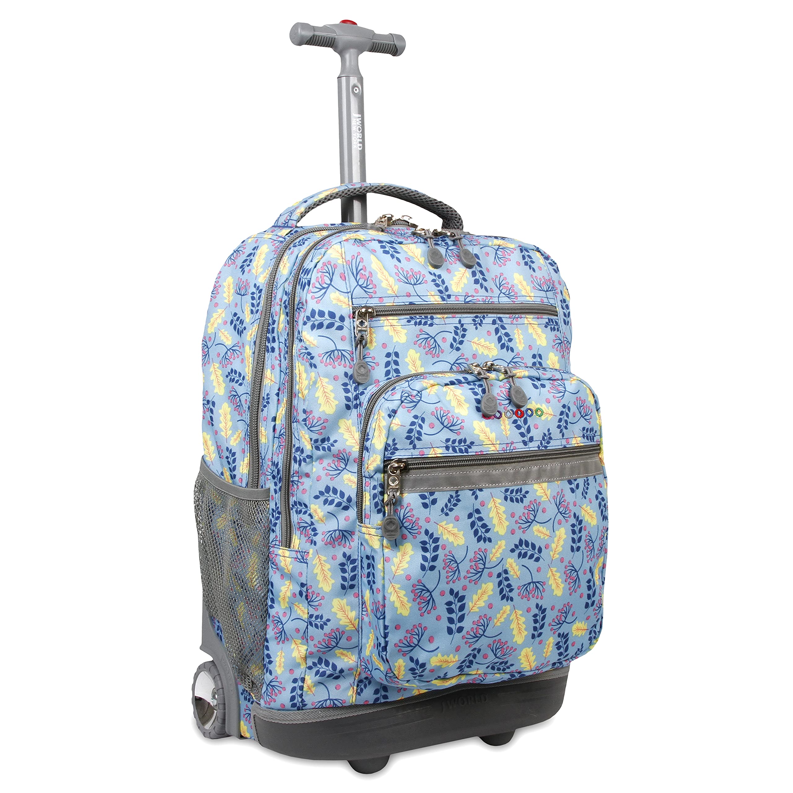 Mochila Con Ruedas J World New York Sundance Sky Leaves, 20 Litros - Venta Internacional.