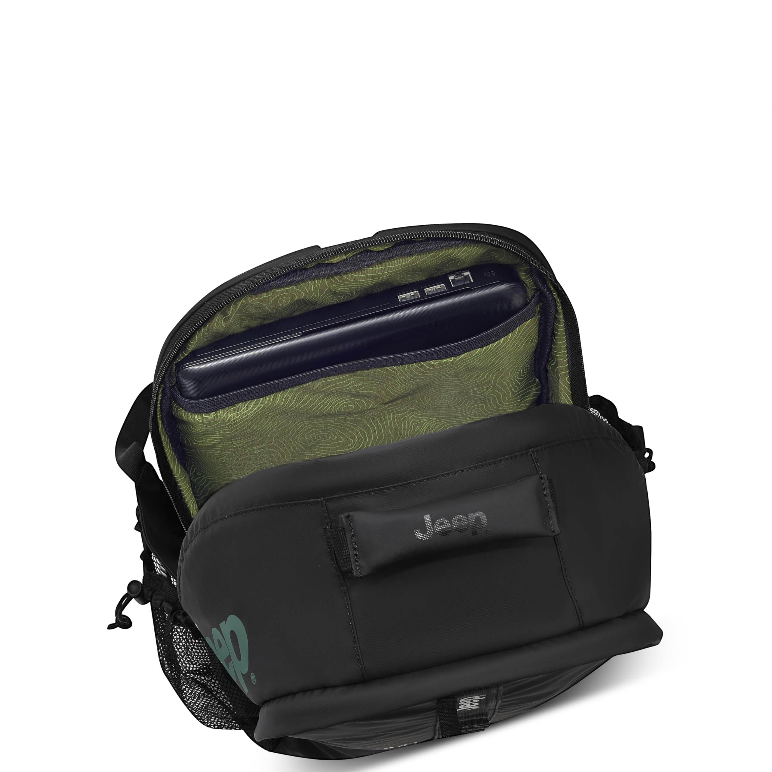 Foto 5 | Mochila Jeep Js011b Para Portátil De Viaje De 15.6 Pulgadas, Negra - Venta Internacional.
