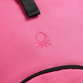 Foto 5 | Mochila United Colors Of Benetton Be Rolltop Rosa 15.6 Pulgadas - Venta Internacional.