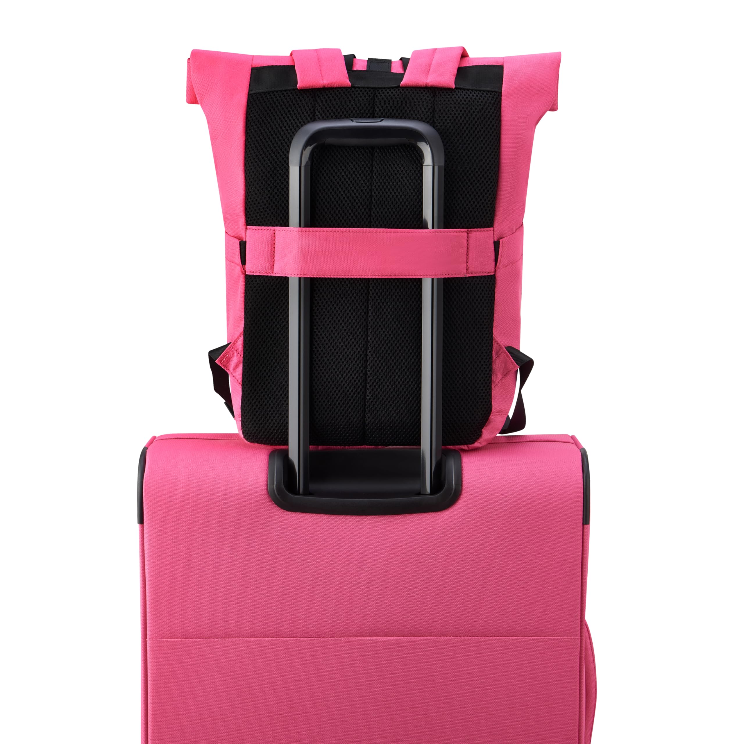 Foto 8 pulgar | Mochila United Colors Of Benetton Be Rolltop Rosa 15.6 Pulgadas - Venta Internacional.