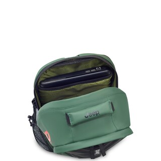 Foto 5 | Mochila Jeep Js011b Para Portátil De Viaje, 21 Litros, Color Verde - Venta Internacional.